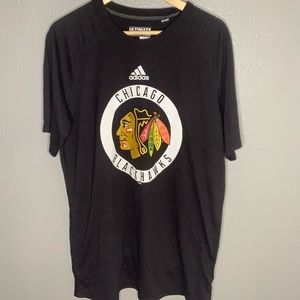 Adidas Black Hawks T shirt